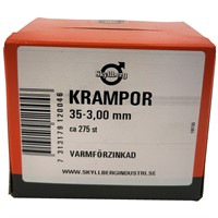 Krampa 35 x 3 mm varmförz.