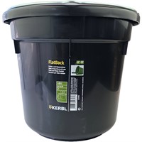 Hink flat sida Svart 20 liter