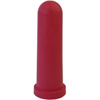 Napp med hål (Röd)