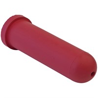 Napp med hål (Röd)