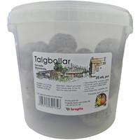 Talgbollar i hink