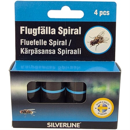 Flugfälla Spiral (4-pack)